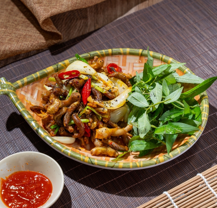 Sún heo chiên xả